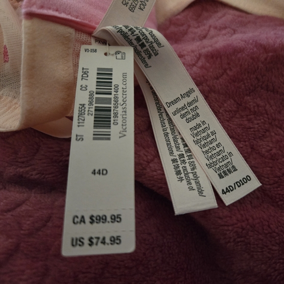 Victoria's Secret Dream Angels Pink Floral Bra - Picture 4 of 6